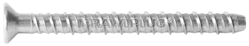 Самонарезающий анкер-винт R-LX-10X100-CS-ZP с потайной головой цинковое покрытие 