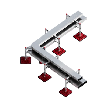 Крепление кабельных лотков на кровле