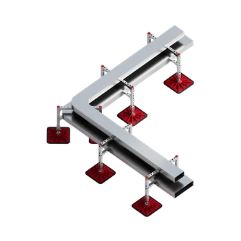 Крепление кабельных лотков на кровле