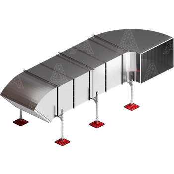 Крепление воздуховодов на кровле