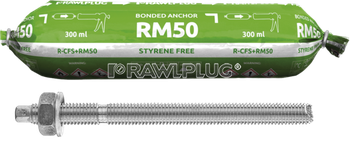 Химический анкер R-CFS+RM50-600-W (полиэстеровая смола), 600 мл, (W) зимняя смола для применения в низких температурах