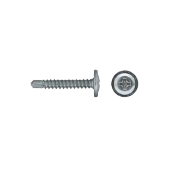 Саморез для крепления тонких металлических листов к металлическим, деревянным, ПВХ основаниям R-WFS-4216 со сверлом 2,5 мм, прессшайба 4,2 х 16