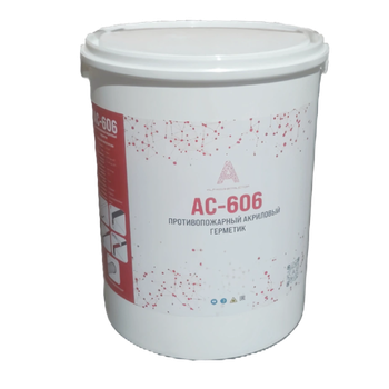 Противопожарный акриловый герметик AC-606, 20кг