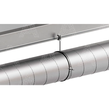 Крепления воздуховодов к металлическим конструкциям