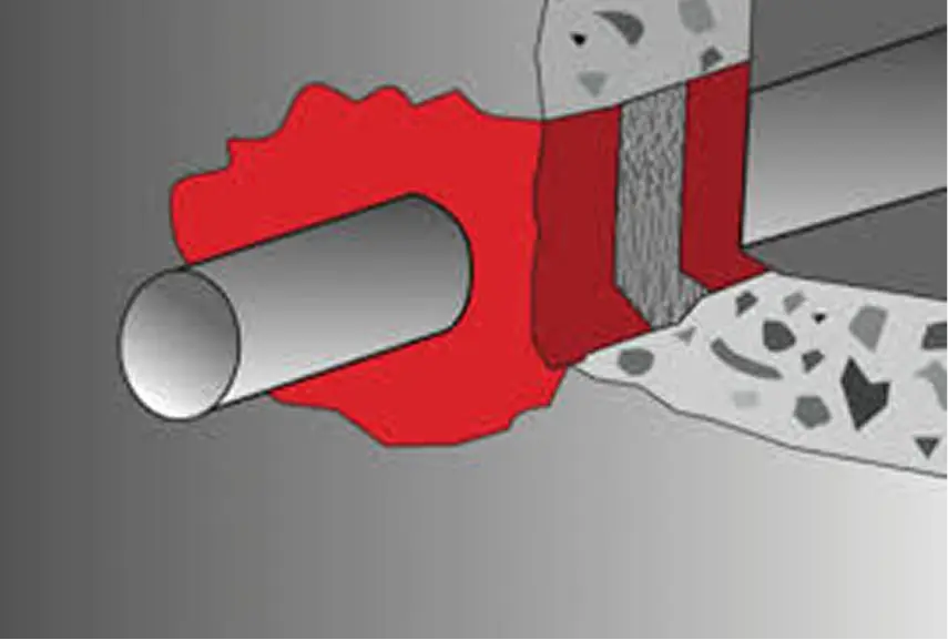 Противопожарная защита металлических труб