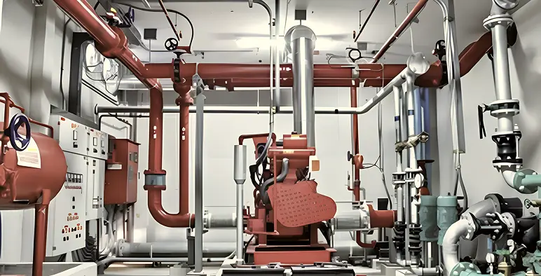 Крепление систем пожаротушения